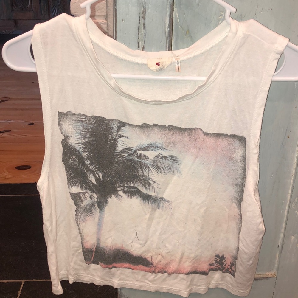 cute white tank top